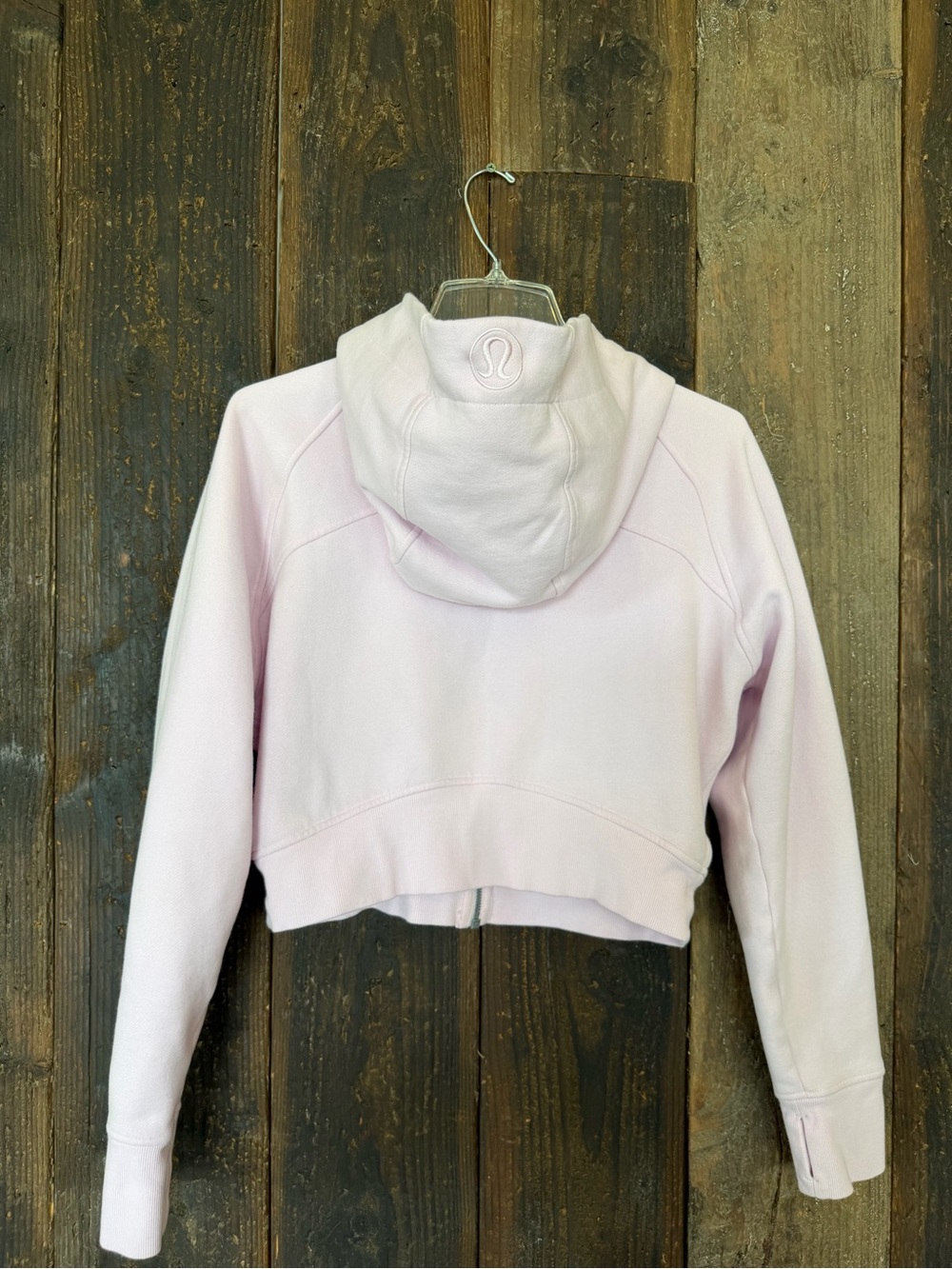 lululemon athletica Women's Light Pink Full Zip Hoodie